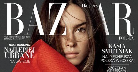 Kasia Smutniak na okładce "Harper's Bazaar"!