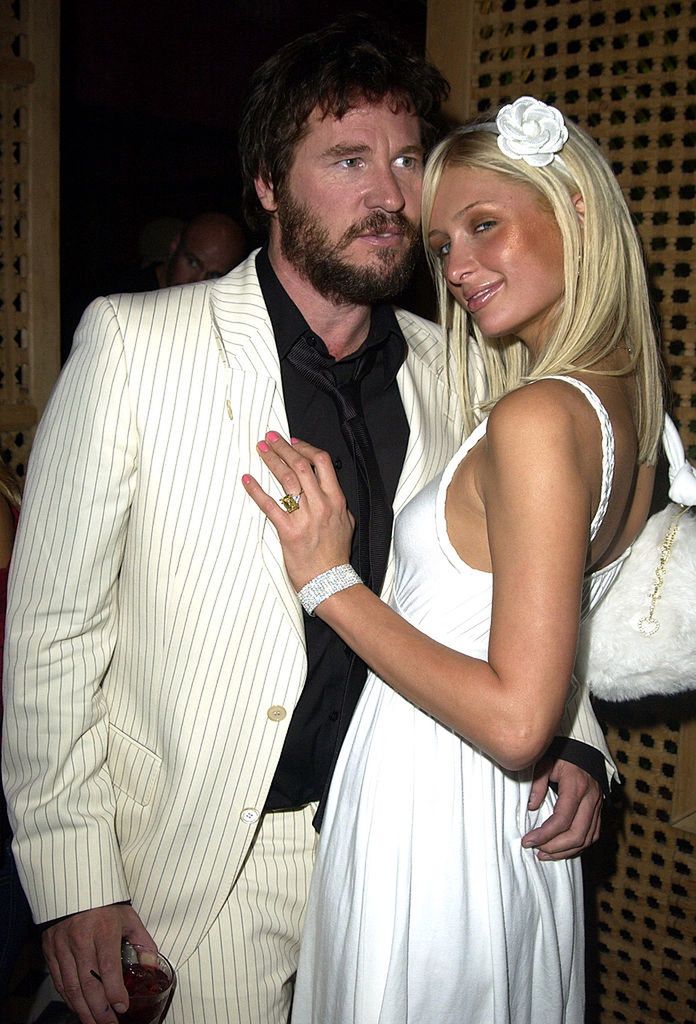 "Wonderland" Premiere hosted by DETAILS + GUESS? - After Party at the New Nightclub Avalon
Val Kilmer and Paris Hilton at the Avalon in Hollywood, California (Photo by Jeff Vespa/WireImage)
J. Vespa
2 Shot, Film, Film Premieres