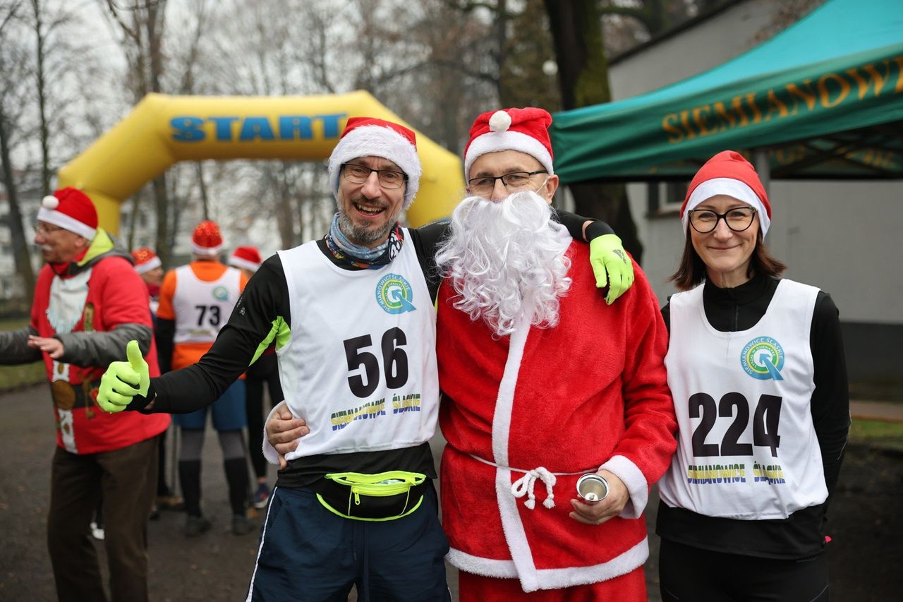 Siemianowice Śląskie: XX Bieg Mikołajów i Mikołajek w Parku Pszczelnik