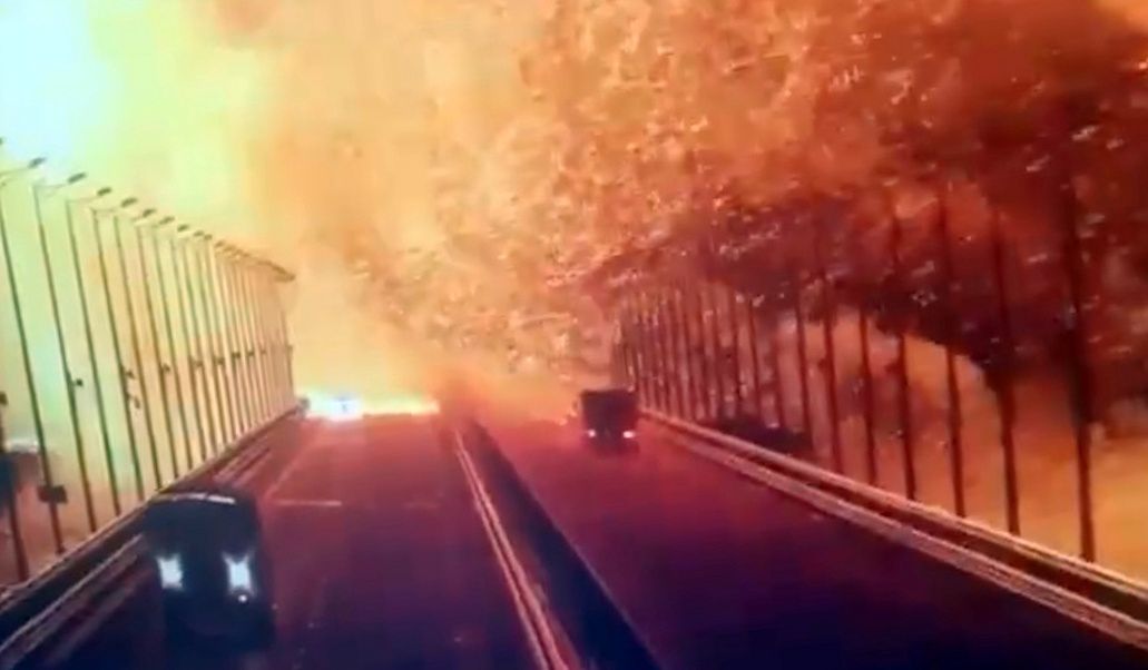 Most Krymski. Wiadomo, do kogo należała ciężarówka