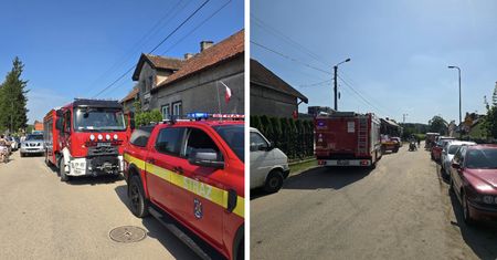 Strażacy chcieli ratować dziecko. Przeszkodzili im... kierowcy. Wójt zawiadomił policję