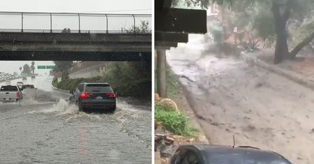 Stan wyjątkowy w Los Angeles. Nad miastem przeszły potężne burze