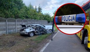 BMW roztrzaskało się na drzewie. Nie żyje 21-latka