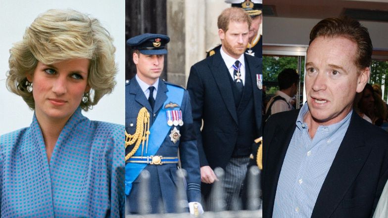 Były kochanek Diany skomentował konflikt między książętami 