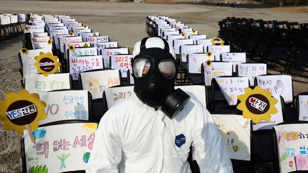 Manifestacja w 10. rocznicę katastrofy  w elektrowni Fukushima 