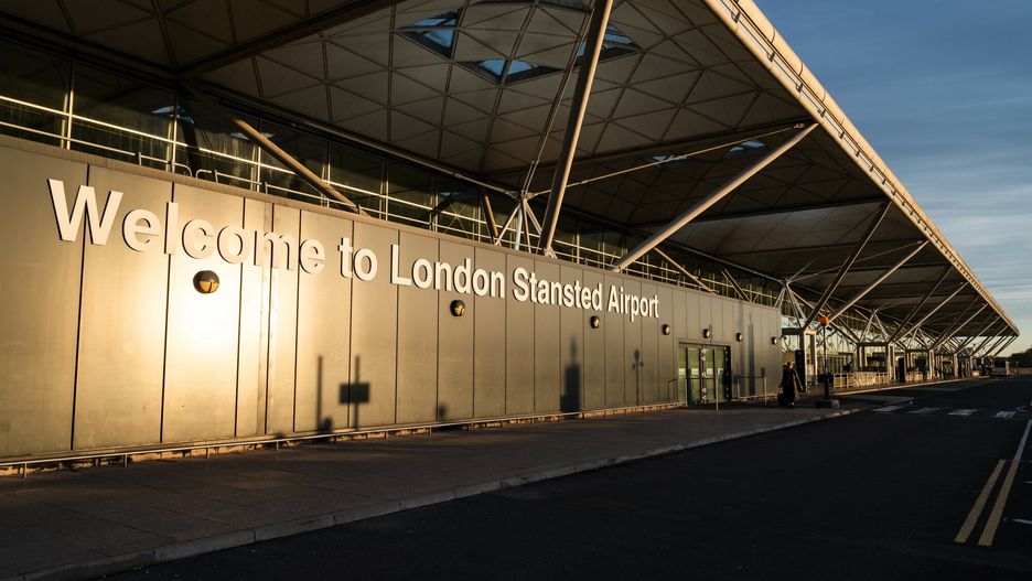 Reporter archiwum 2024 10
29.10.2024  Londyn Anglia , lotnisko Stansted n/z napis Welcome to London fot. P.Dziurman/REPORTER