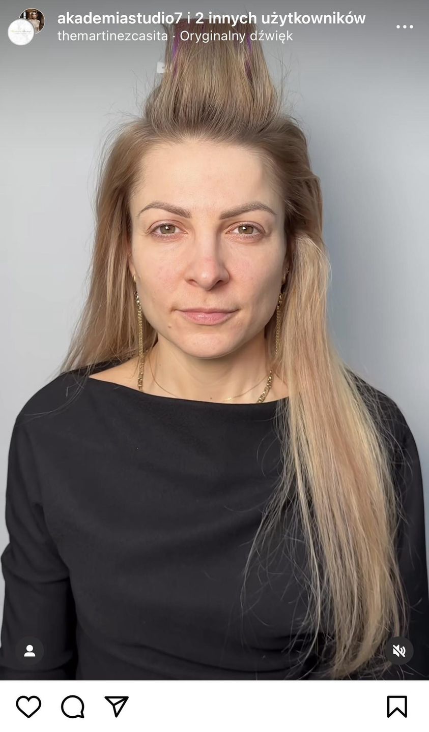 Magdalena Narożna bez makijażu 