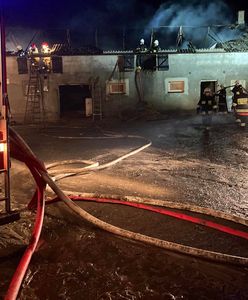 Wawrowice. Atak na strażaka podczas gaszenia pożaru