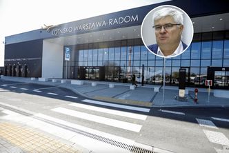 "Nie będzie rentowne". Wiceminister Lasek o przyszłości lotniska Warszawa-Radom