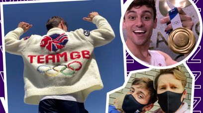 Wydziergał SWETER na igrzyskach. Ma męża, syna oraz kanał na YT. Kim jest Tom Daley?