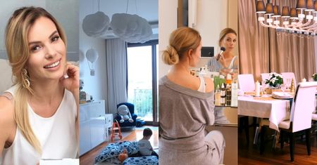 Tak prezentuje się luksusowy apartament Izabeli Janachowskiej: okazała jadalnia, nowoczesna kuchnia i królestwo Christophera... (ZDJĘCIA)