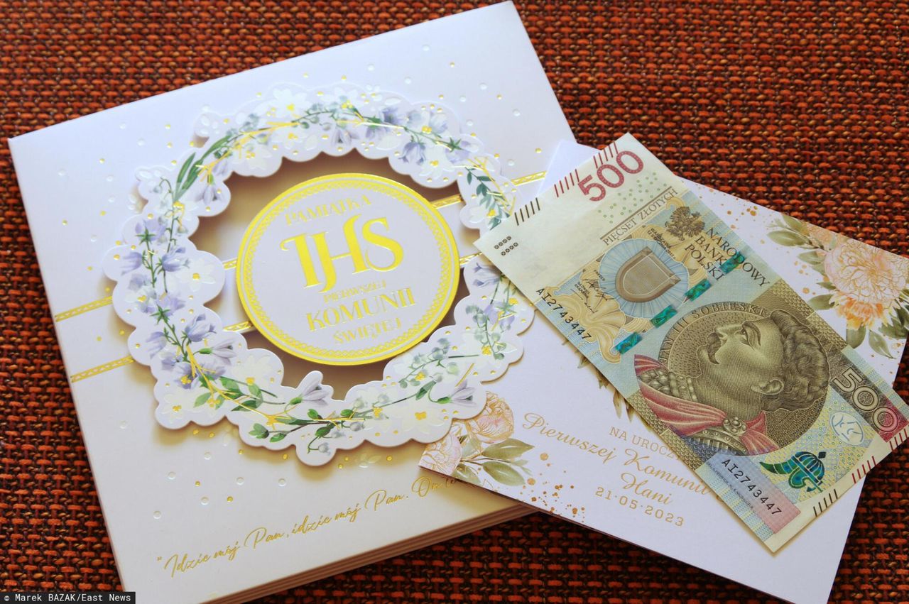 Komunia 2024. Ile dać do koperty?