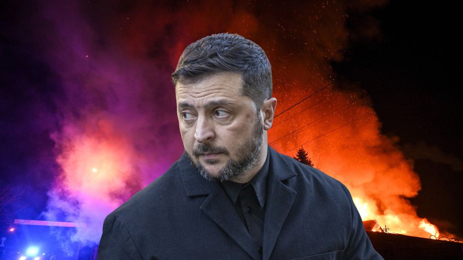 Ukraina uderzyła wgłąb Rosji / Na zdjęciu: Prezydent Zełenski na