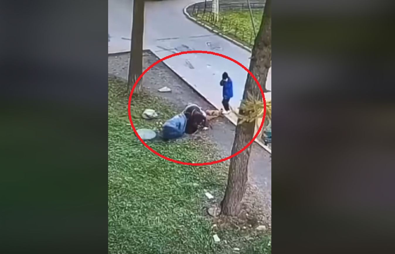 Dziecko wpadło do studzienki. Błyskawiczna reakcja mamy