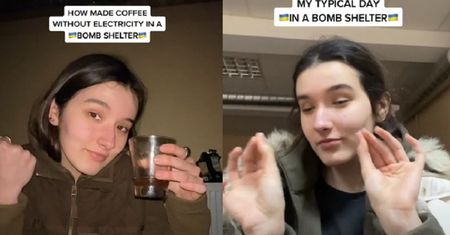 "Mój typowy dzień w schronie". Nagranie TikTokerki ma 37 mln wyświetleń