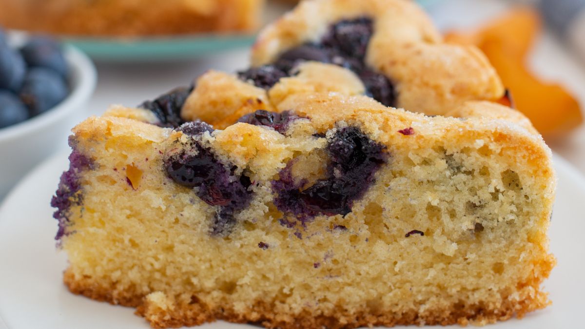 Ciasto dyniowe z jagodami, czyli powolniak