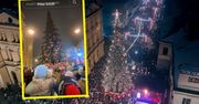 Wpadka przy rozświetleniu choinki w Łodzi. Tłum odliczał kilka razy