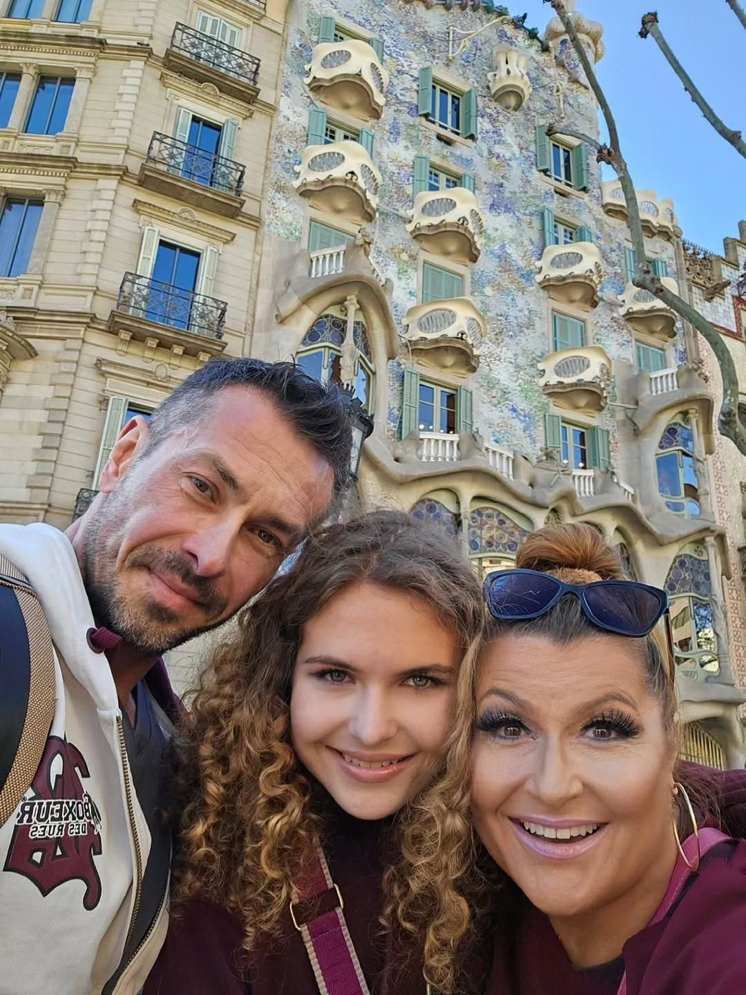 Rodzinny wyjazd Katarzyny Skrzyneckiej do Barcelony