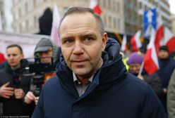 Nawrocki: "Nie przeprosił". Padło nazwisko Tuska. Tłum zaczął skandować