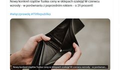 W TV Republika i „Wprost” inflacja 10 razy wyższa niż naprawdę