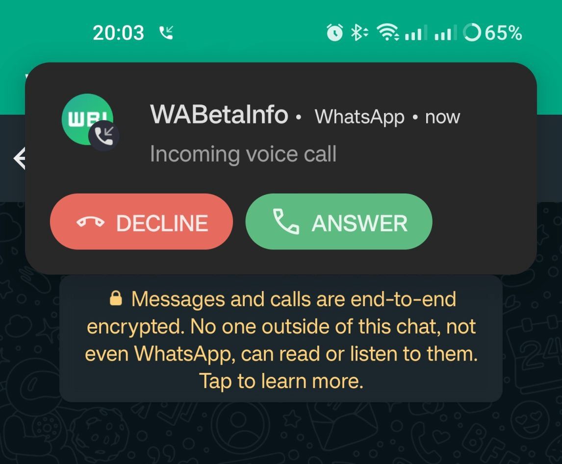 Nowe powiadomienia w WhatsAppie