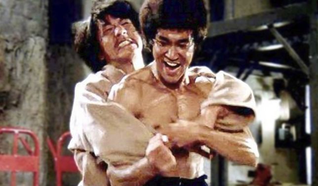 Jackie Chan i Bruce Lee w filmie "Wejście smoka"