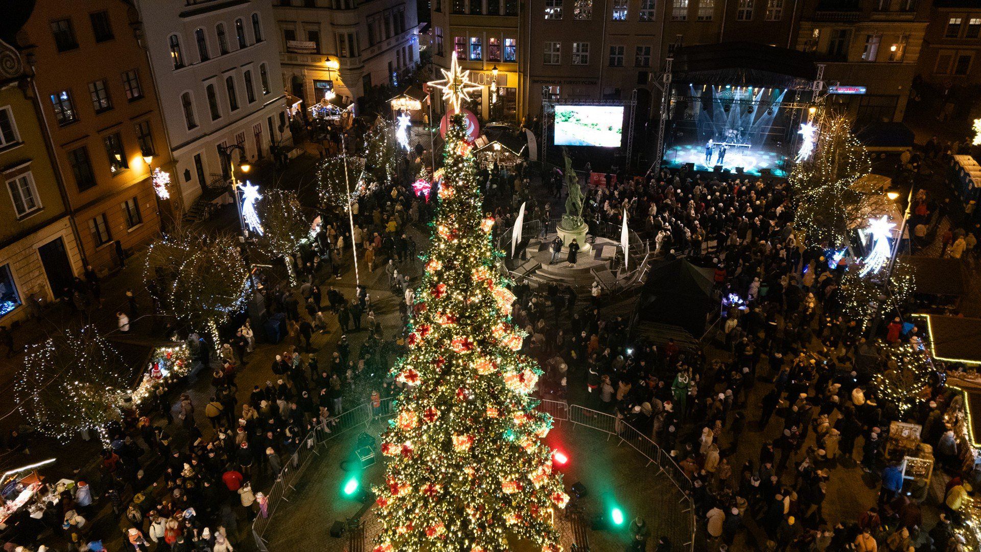 Tak wygląda świąteczna iluminacja w Grudziądzu