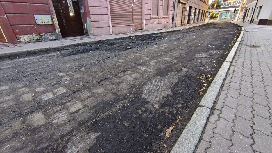 Remont ul. Limanowskiego w Wałbrzychu postępuje szybko