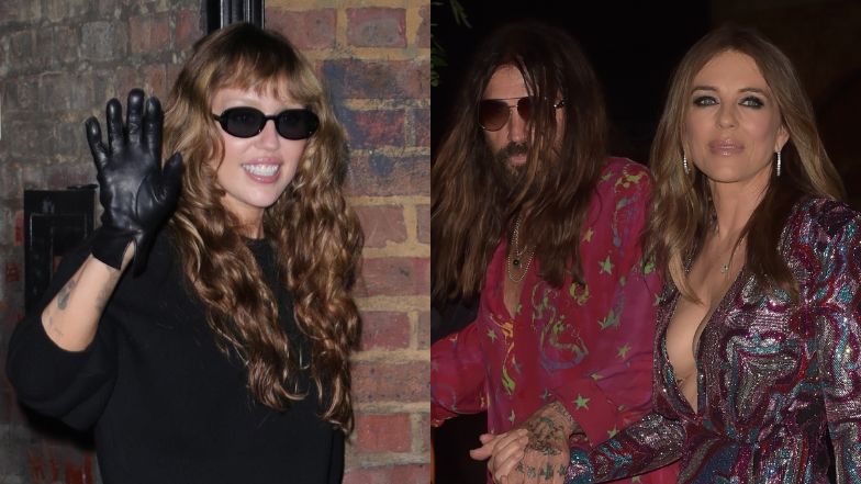 Billy Ray Cyrus z partnerką wspierają Miley na premierze albumu