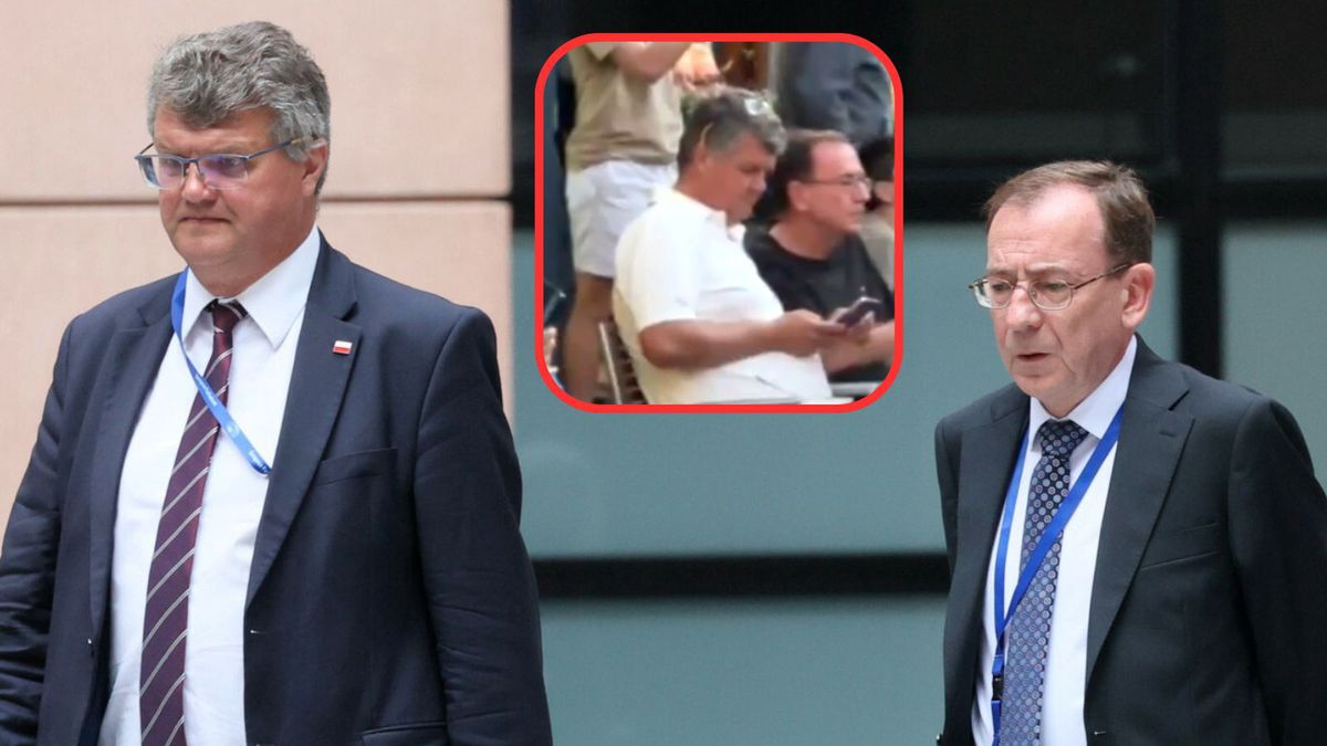 Kamiński i Wąsik przyłapani w restauracji w Brukseli 