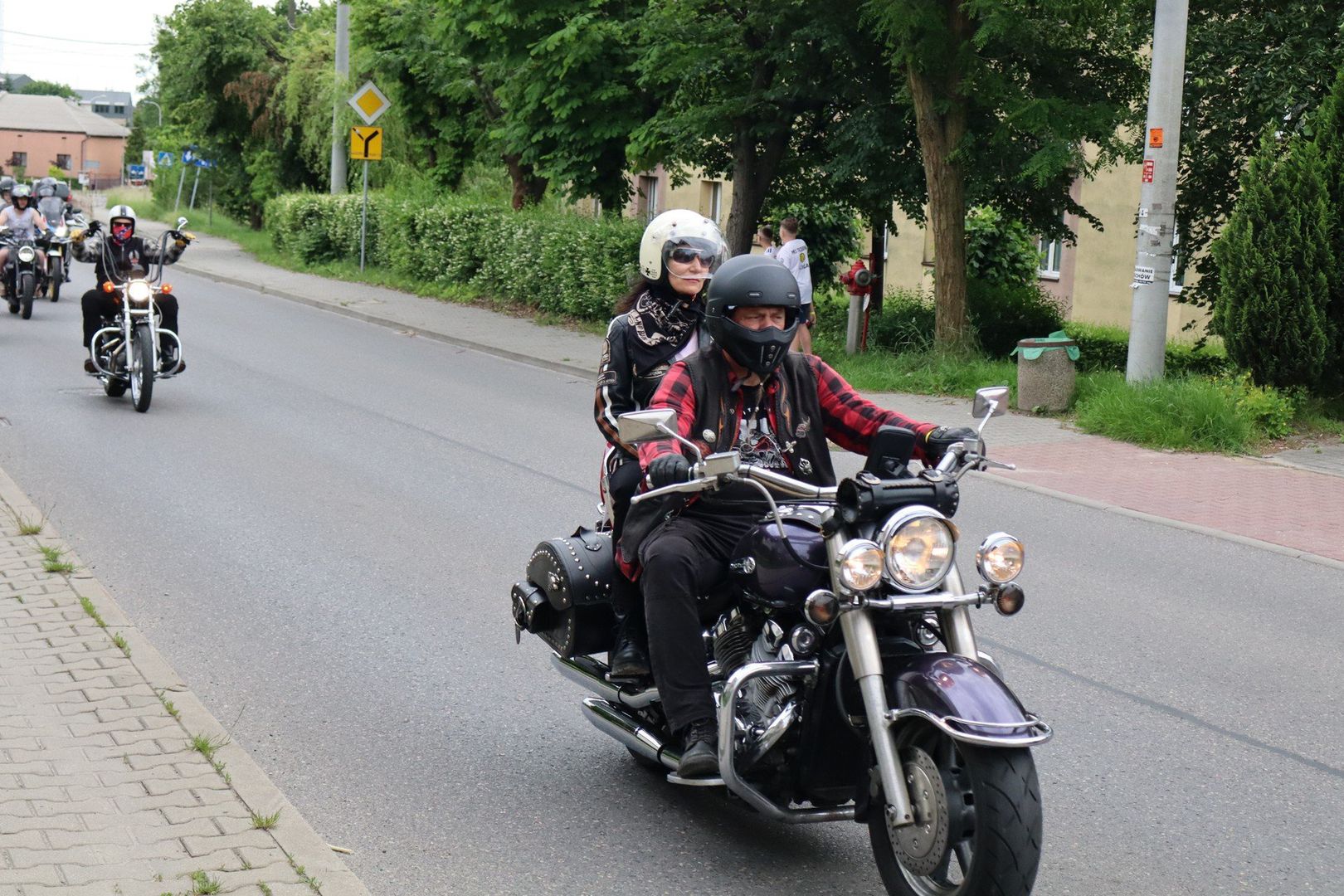 Wielka parada motocyklowa w Trzebini. Trwa motopiknik nad Balatonem