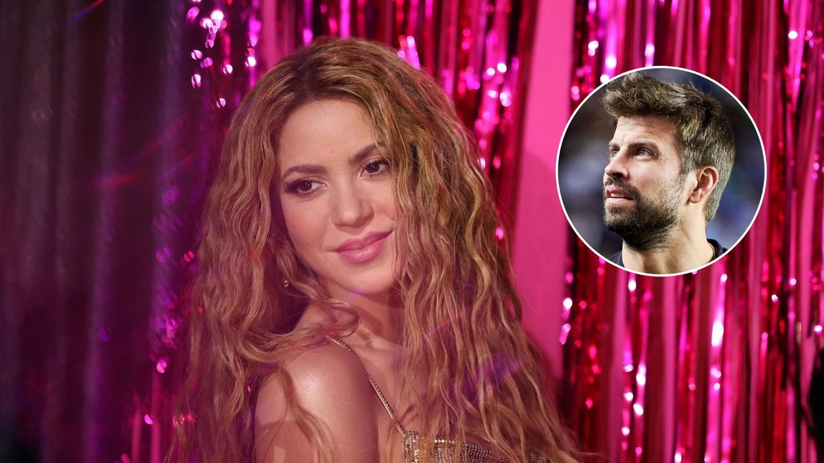 Na głównym zdjęciu: Shakira, w kółku: Gerard Pique