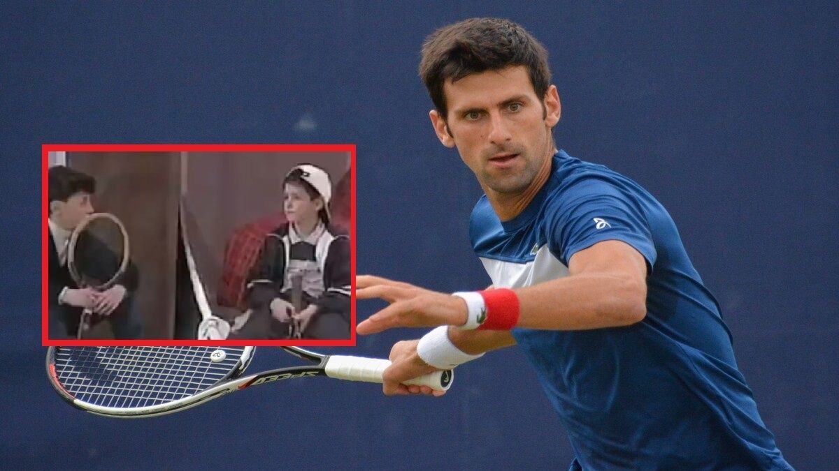 Novak Djoković przypomniał sobie dzieciństwo