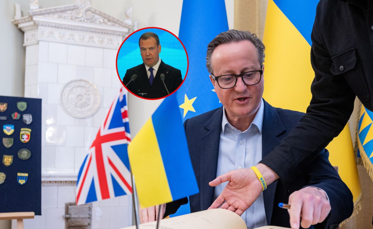 Medvedev's fierce rebuke to Cameron's pledge of military aid to Ukraine