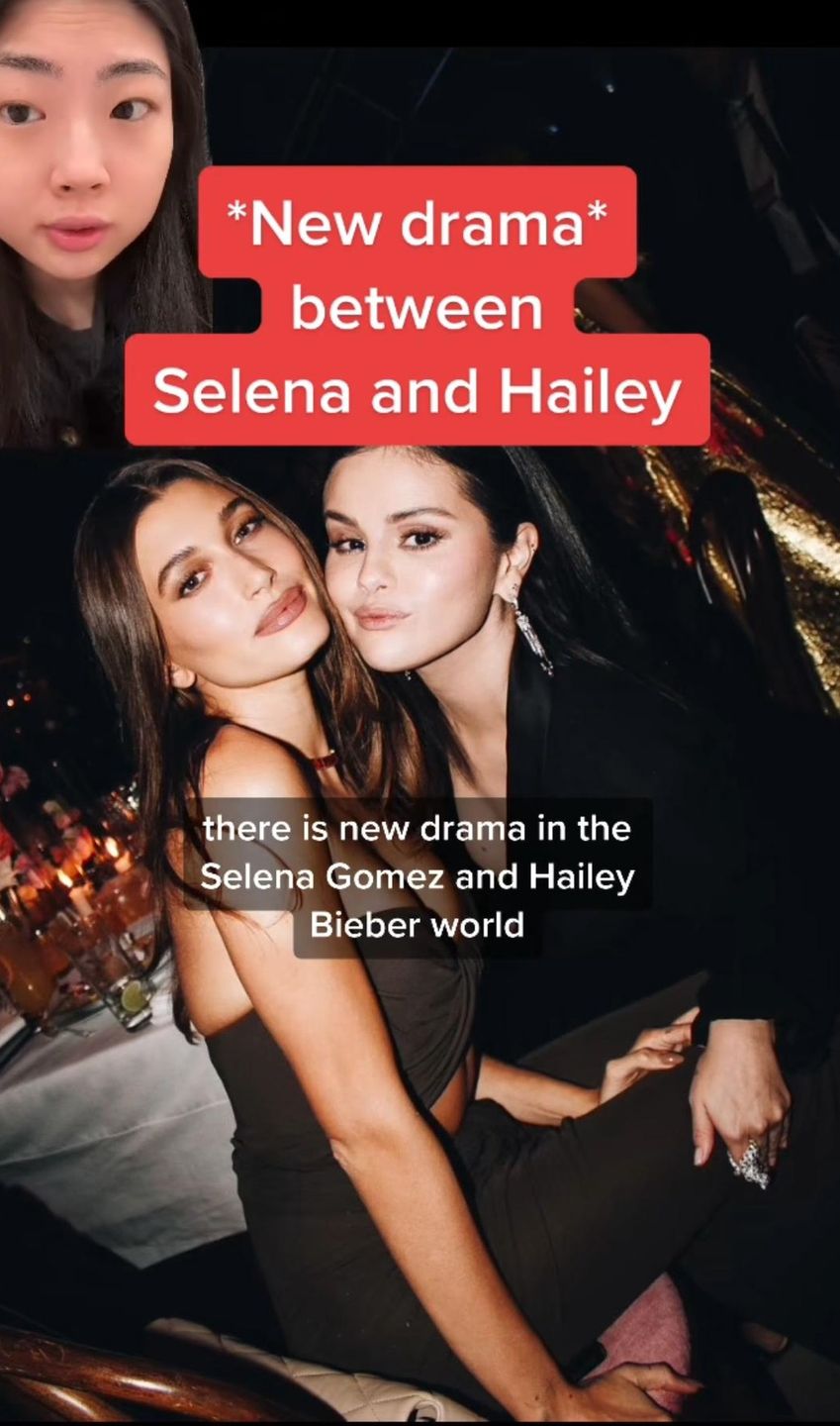 Tik Tokerka tłumaczy "dramę" pomiędzy Seleną Gomez a Hailey Bieber