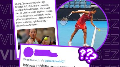 Roland Garros: Zheng Qinwen dostała okresu. Internet się z niej wyśmiewa i radzi brać no-spę