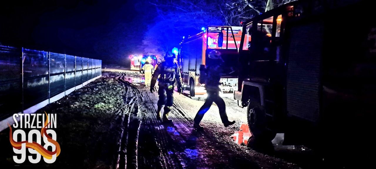 Strzelin. Pożar pustostanu. Nie żyje 37-letnia kobieta