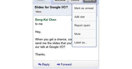 Kolorowy Gmail dla iPhone'a i Androida