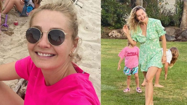 Małgorzata Socha na wakacjach z dziećmi