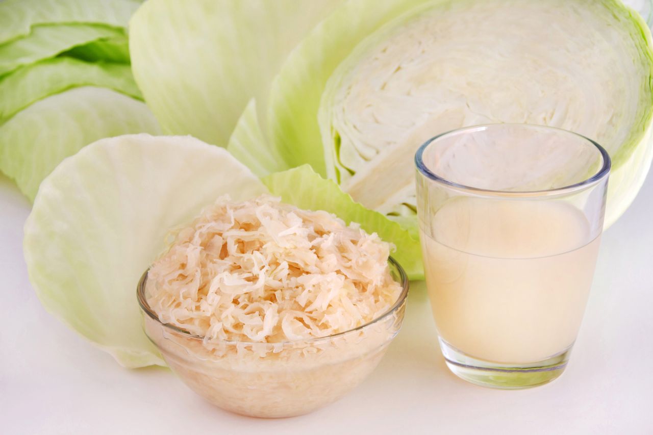 Sauerkraut juice contains many valuable ingredients.