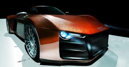 Kilka plotek o kolejnej generacji Audi R8 (2014)