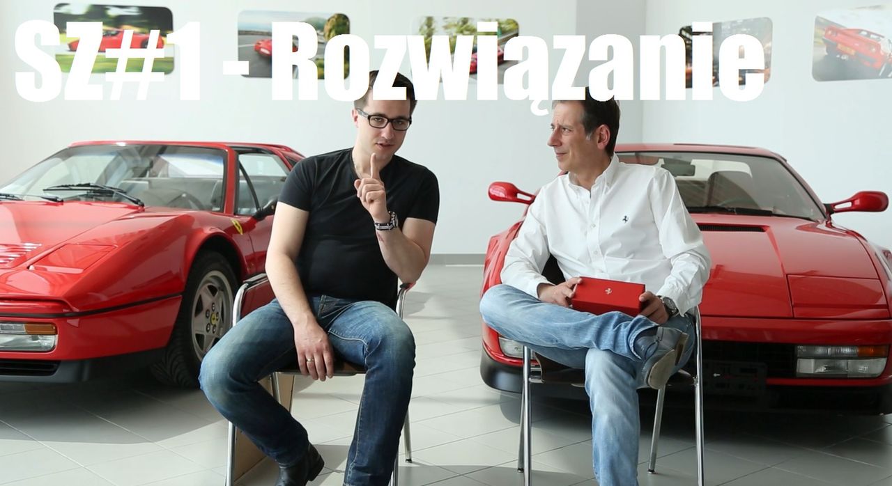 SZ - wykaż się wiedzą na temat Ferrari, wygraj oryginalny gadżet - rozwiązanie konkursu