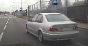 Szeryf z bmw w akcji. Rajd ulicami miasta nagrała kamera