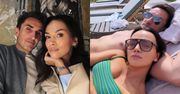 Paulina Krupińska W BIKINI i Sebastian Karpiel-Bułecka z gołą klatą na wierzchu byczą się nad basenem w Barcelonie (FOTO)