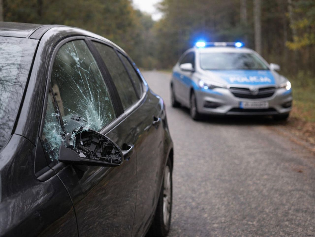 Rajgród: Agresja drogowa zakończona zarzutami. 36-latek zniszczył auto