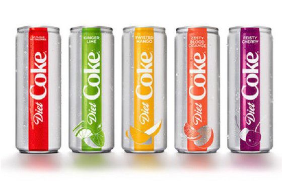 Diet Coke w nowych opakowaniach i smakach, Coca-Cola liczy na wzrost sprzedaży wśród millenialsów