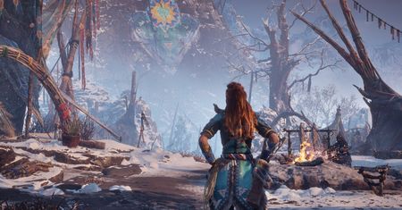 Fragmenty rozgrywki z Horizon Zero Dawn: The Frozen Wilds
