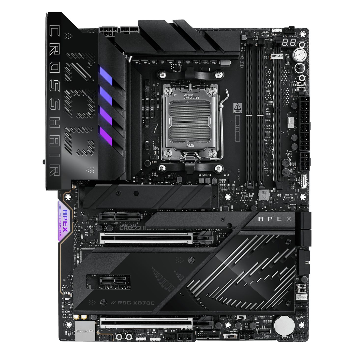 Płyta ROG Crosshair X870E Apex z nowym złączem Q-Release Slim
