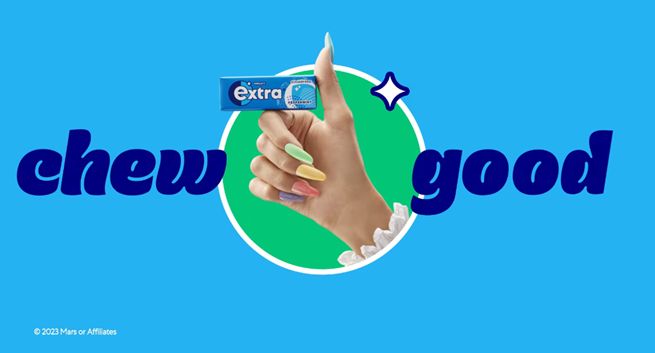 Mars wprowadza nową platformę kreatywną marek gum do żucia „Chew good”