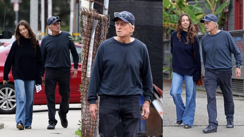 Dawno niewidziany Michael Douglas wybrał się na zakupy z 19-letnią córką (ZDJĘCIA)